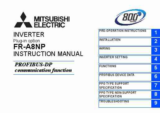 MITSUBISHI ELECTRIC FR-A8NP-page_pdf